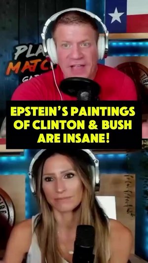 Epstein had Clinton in Monica’s dress... and Bush with paper planes and fallen towers.
These weren’t...