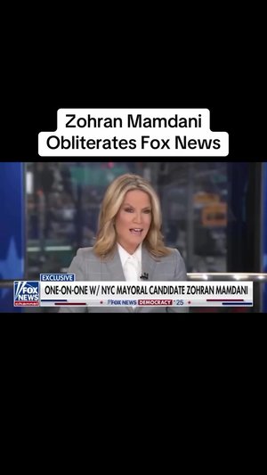 Zohran Mamdani brilliantly parries Fox News anchor #foryou #israel #trump #america #newyork