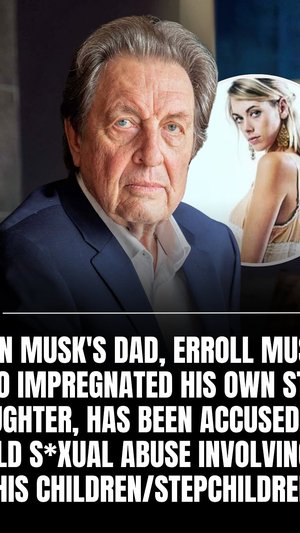 Errol Musk, father of Elon Musk, has been accused of sexually abusing five of his children and stepc...