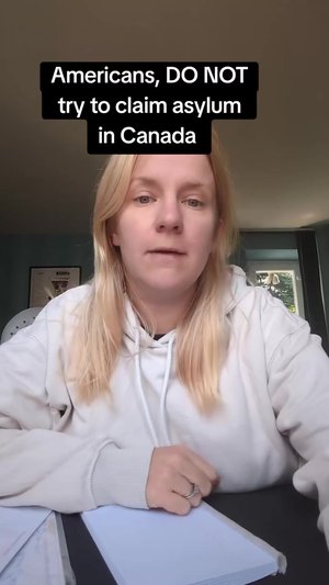claiming asylum at the Canadian border is not a viable option for at-risk Americans right now, and p...