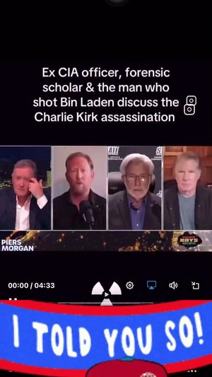 Ex CIA agent talks about Charlie Kirk