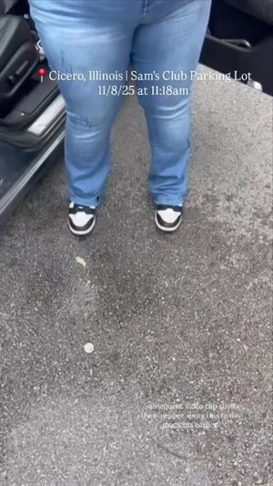 This poor little baby and her family were victims of the pepper spray and terror that immigration en...