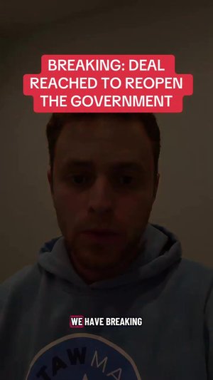 BREAKING: Deal reached to reopen the government.