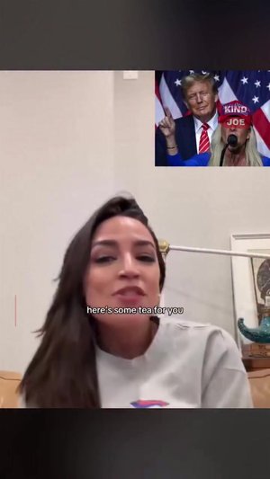 Rep. Alexandria Ocasio-Cortez just dropped political “tea,” claiming Rep. Marjorie Taylor Greene’s r...