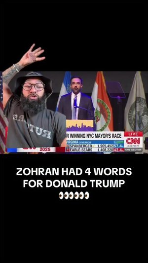 ZOHRAN HAD 4 WORDS FOR DONALD TRUMP!!!

Follow @mentallydivineofficial for more.*